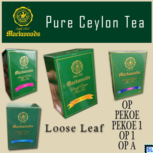 Sri Lanka Tea, Pure Ceylon, Mackwoods, Orange Pekoe, OP, Green, Loose Leaf - Picture 1 of 6