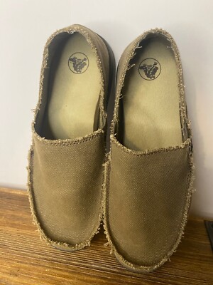 靴 crocs Santa Cruz khaki Crocs Shoes Santa Cruz Slip on Loafers Khaki Size M7 Khaki