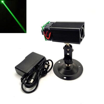 Fat Beam 520nm 1.5W DOT Green Laser Diode Module W/TTL+Holder 12V 102*40*40mm