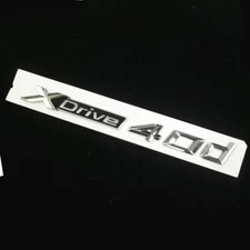 1PC Chrome XDrive 40d Plastic Sticker Decal Emblem Badge Diesel Sport Engine Car