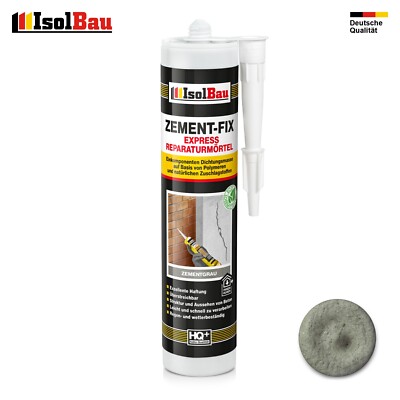 300ml Express Reparaturmörtel Zement-Fix Zementgrau Fugenmörtel Cement Mörtel