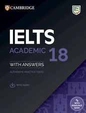 Cambridge English IELTS 18 ACADEMIC Practice Tests with Answers & AUDIO @ NEW @