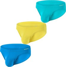 Zonbailon 3-PACK Mens Bulge Enhancing Underwear Briefs with Big Ball Pouch