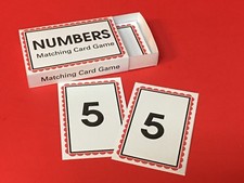 Numbers Matching Cards Game - Cards for Learning Centers - Cards  Box