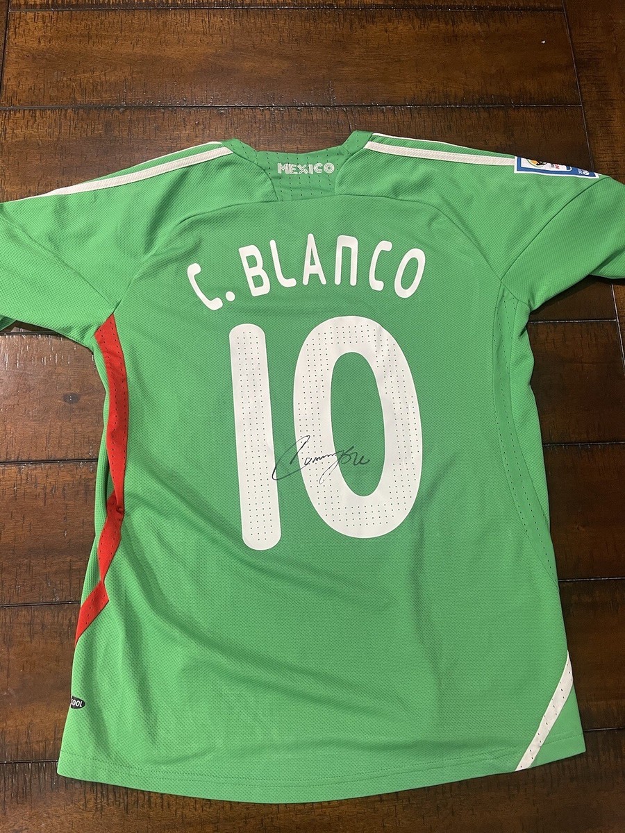 MEXICO cuauhtémoc blanco 2009 QUALIFIERS VINTAGE JERSEY S Adidas