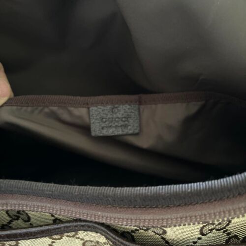 Vintage! Old Gucci con borsa portaoggetti borsa a tracolla monogramma tela 202408M - Foto 2 di 18