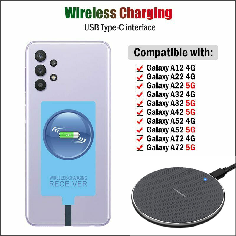Charging Pad Samsung A52 Wireless Charging Adapter Charger