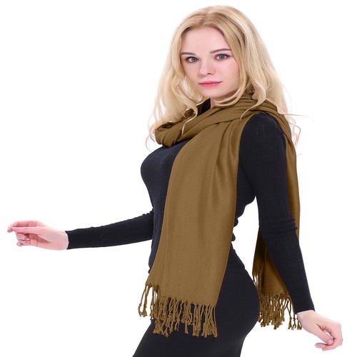 Solid Color Design Shawl Scarf Wrap Stole Throw Shawls Pashmina CJ Apparel *NEW* - Picture 538 of 756
