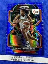 2022 #173 Cappie Pondexter WNBA Panini Prizm Anniversary Blue Prizm 006/149