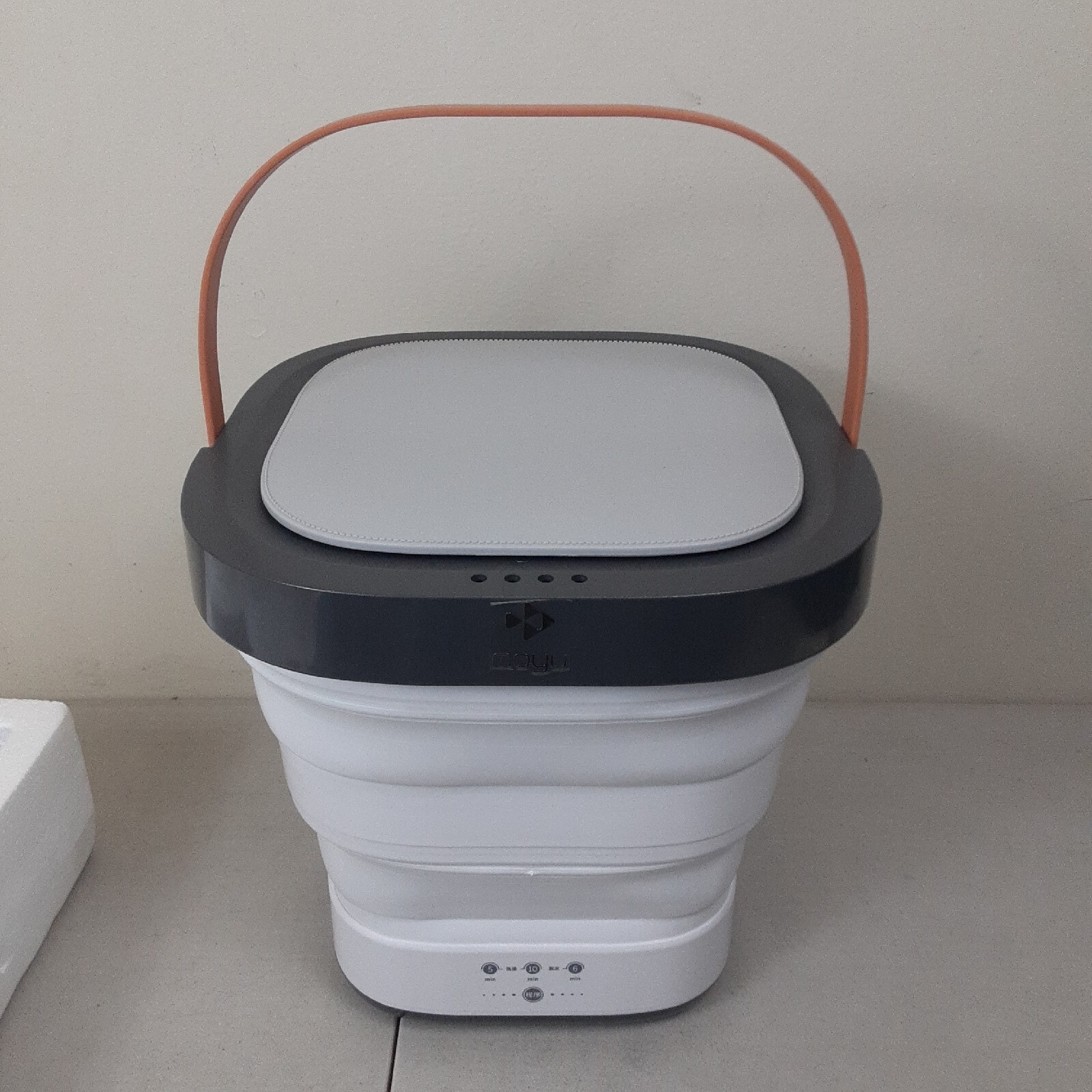 MOYU Portable Washing Machine Foldable Bucket Washer with Soft Spin Dry