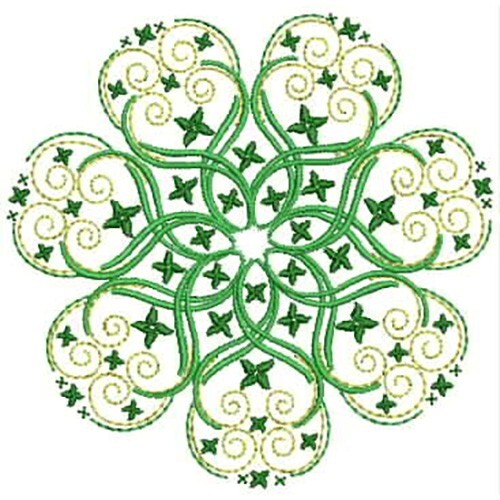 Embroidery Design Set - Ornamental Circles - 10 Designs - 9 Formats - USB Stick - Picture 12 of 12