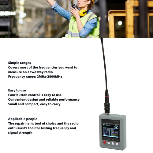 SF 103 Handheld Frequency Counter Professional 2MHz‑2.8GHz Portable Frequency C - Picture 11 of 22