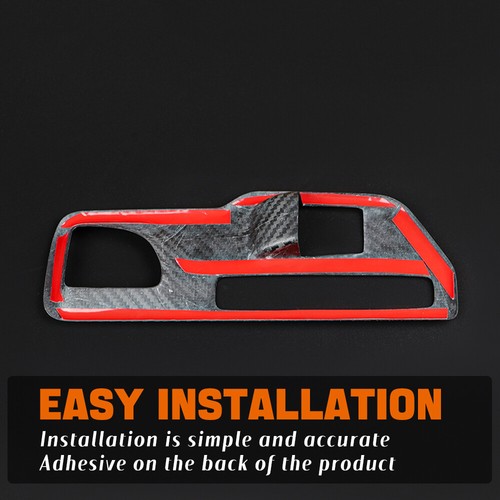 1pcs Real Carbon Fiber Gear Shift Panel Trim For GR Supra A90 MK5 2019+ (LHD) - Bild 5 von 9