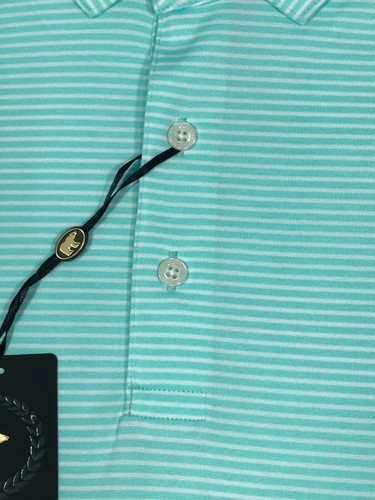 Jack Nicklaus - Black Label by Perry Ellis - Feeder Stripe Polo Golf Shirts - Picture 7 of 19