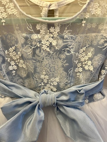 Magpie & Mabel Boutique NWT Blue Ice Tulle Hi Lo Dress Sz 6 Party Wedding - Picture 2 of 9