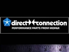 DIRECT CONNECTION Performance Parts - Original Vintage Racing Decal/Sticker NHRA
