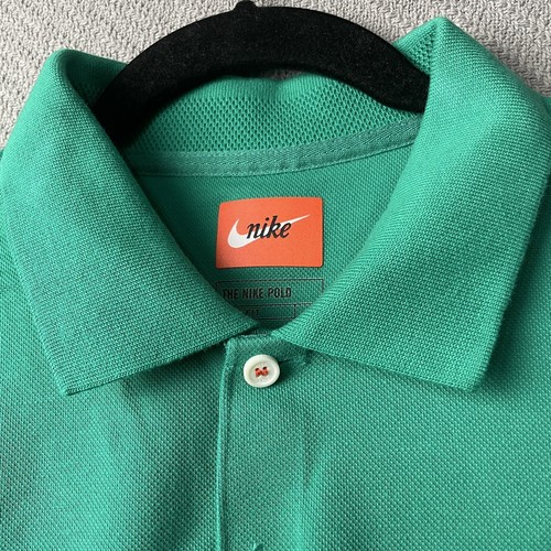 The Nike Polo Golf Tiger Woods Shirt Mens Medium Frank Neptune Green Masters - Picture 7 of 15