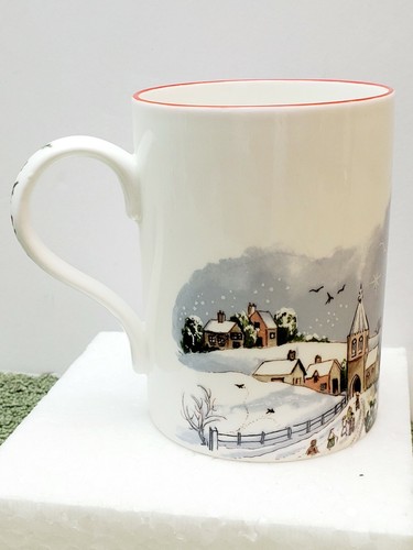CROWN TRENT "SANTA" Christmas Coffee-Tea Mug/Cup Made in England Holiday - Picture 2 of 8