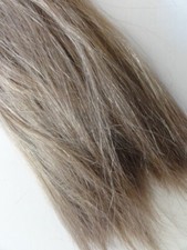 100 Human hair for REBORN DOLL- Ash brown- 2/3 oz 20g - Length: 7 - 8"