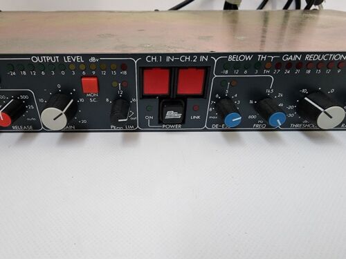 BSS DPR-402 Compressor Peak Limiter De-Esser 2 Channel Rack Mount - Picture 3 of 5