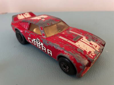 Matchbox 4,2'' FORD MUSTANG II Diecast Racing Car 1976 SuperKings RED Cobra K60