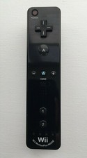 Nintendo OEM Wii MoteRemote Black Motion Plus Controller Official Tested RVL-036