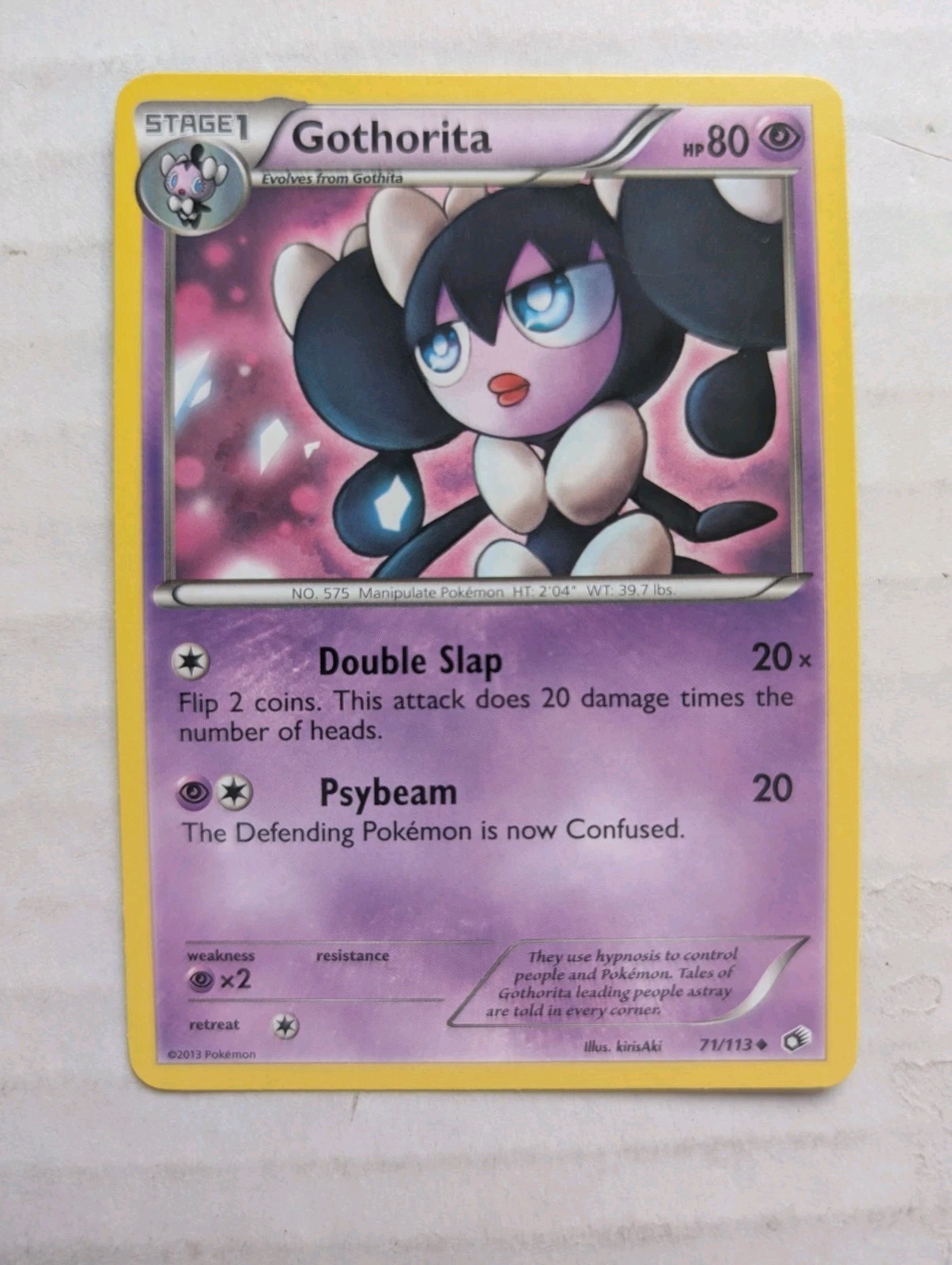 Gothorita 71/113 Normal Uncommon Legendary Treasures NM