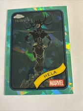 2025 Topps Chrome Marvel Sapphire Hela #79 Aqua Refractor /75 PWE