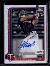 2025 Topps Chrome Update #RA-LK Luke Keaschall Auto Refractor /499
