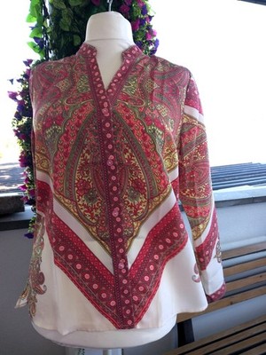 Bluse Gina Benotti Gr 44 Lang Arm NEU leichte Sommer- Bluse