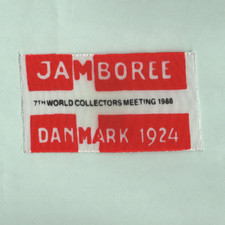 1924 World Scout Jamboree - Badge - World Collectors Meeting 1988