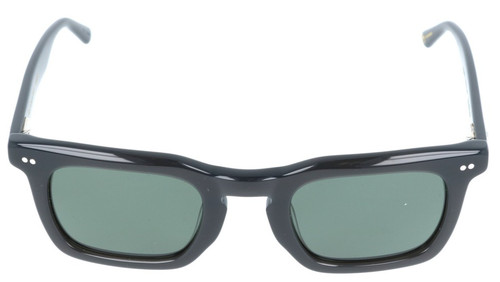 Crap Eyewear The Radio Haze Black Polarized Rectangle Sunglasses 46-26-145