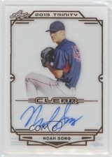 2019 Leaf Trinity Clear Auto Noah Song #CA-NS1 Auto k4s