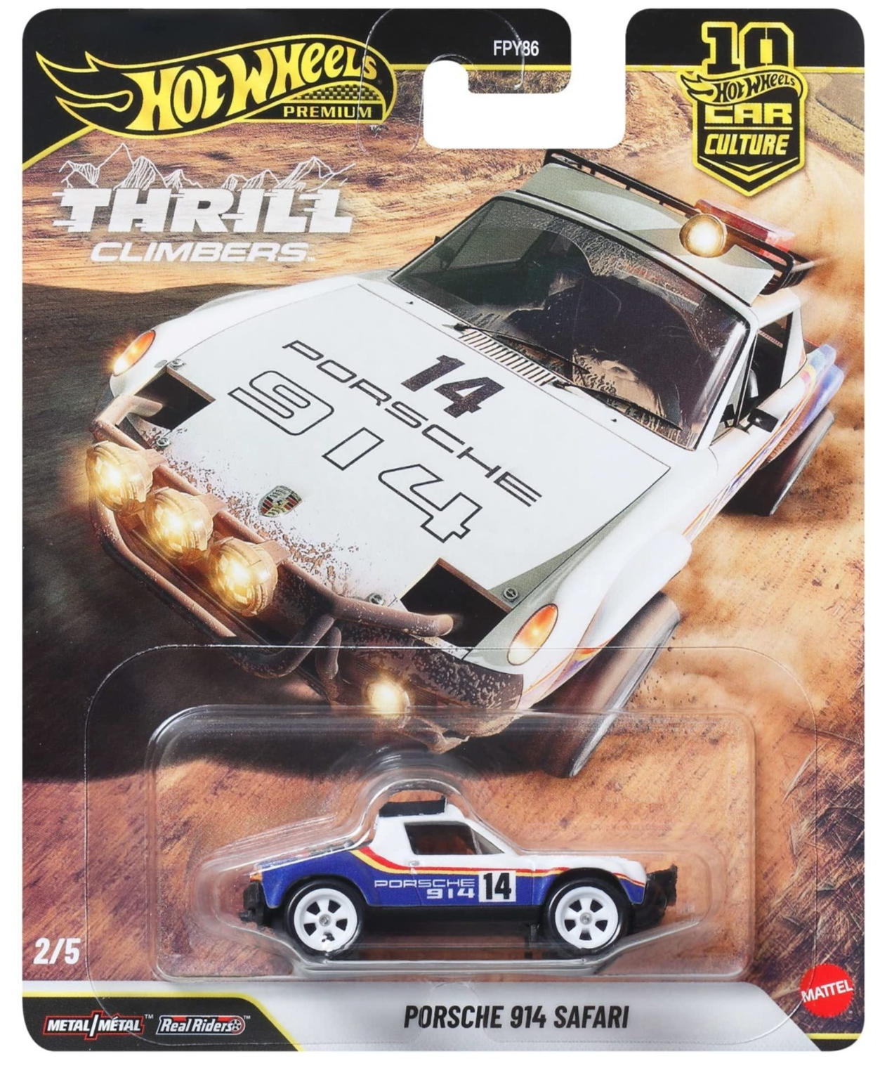 Hot Wheels Premium Car Culture - Porsche 914 Safari (Thrill Climbers)