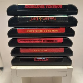 Sega Genesis 6 Game Lot Tested Fast Shipping LOOK! Good Titles!