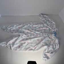 Vintage Carters Baby Sleeper Terry Cloth Footed 12-18 Lbs flower patern