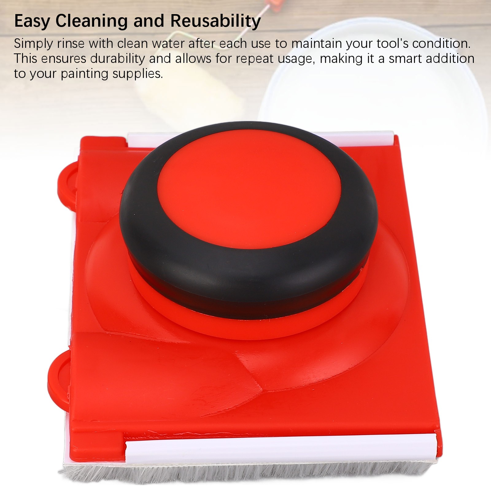 Latex Paint Edger Trimmer Handheld Paint Pad Applicator With Sponge For