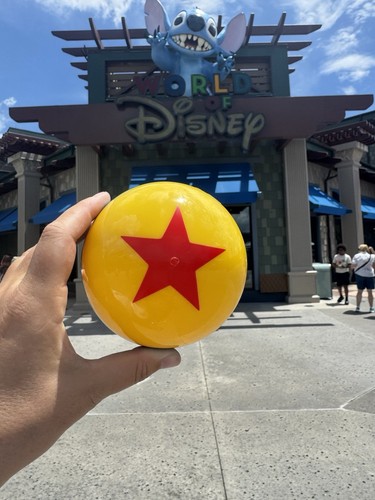 Disney Parks Pixar Toy Story Luxo Jr Thick Bouncy Ball 4” Approx. Diameter NEW - Picture 2 of 2