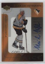 2001-02 Upper Deck Ice Clear Cut Auto Milan Kraft #MK Auto 14tz