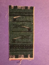 1912 B70 Tobacco Coarse Felt Rug - Tomahawks Green