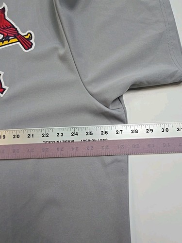 St. Louis Cardinals Majestic Jersey MLB Vintage 1990's Gray Logo XXL - Picture 5 of 20