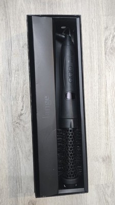 L'ange Hot Air Brush 1 1/4 in Ceramic Swivel Cord Black