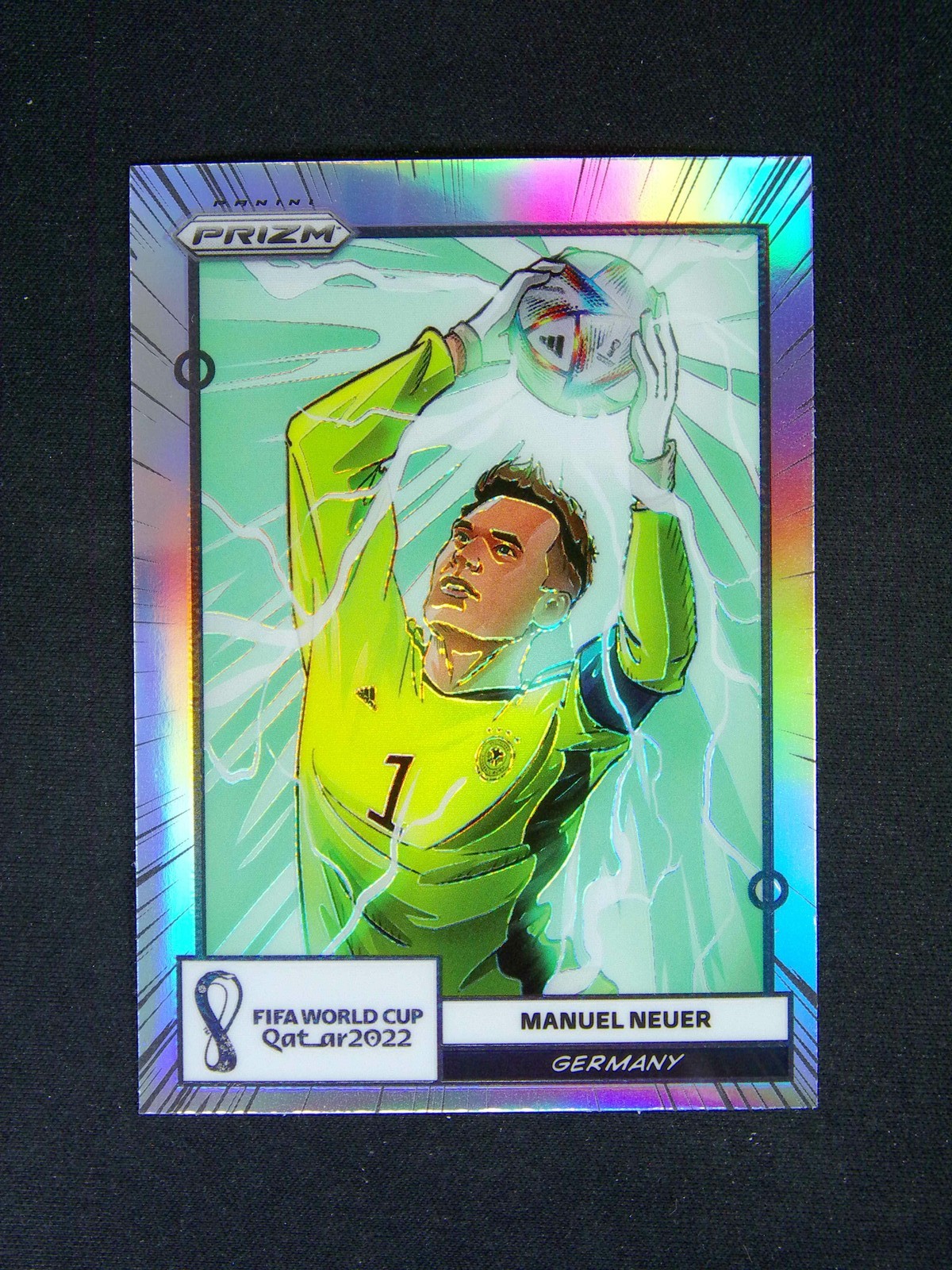 2022 Panini Prizm World Cup Manuel Neuer #9 Germany Manga Case Hit SSP