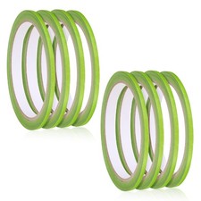 8 Rolls Green Pinstripe Masking Tape 1/8 Inch Width Thin Line Painters Tape f...