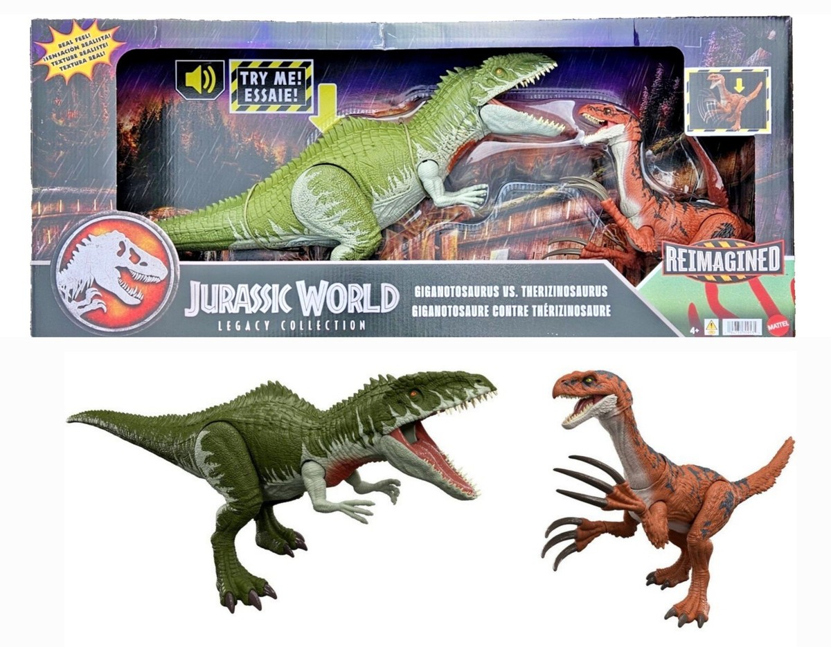 Jurassic World Dinosaur Figure 2pk: Giganotosaurus