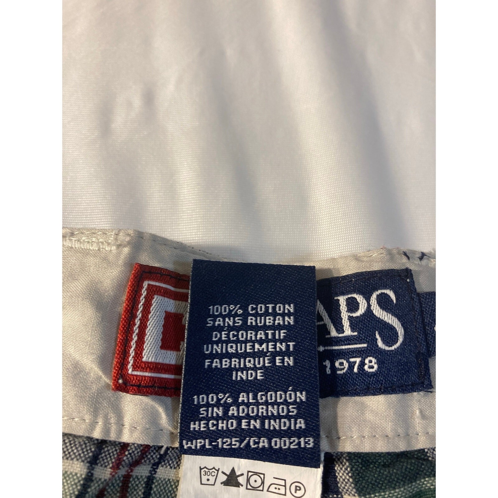 NWT Ralph Lauren Chaps Madras Checked Shorts - Men's Sz 40 image 5