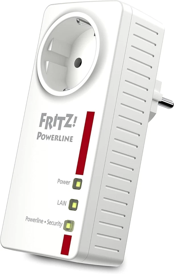 AVM FRITZ! Powerline 1220E Netzwerkadapter Gigabit LAN Anschluss Einzeladapter - Bild 3 von 3