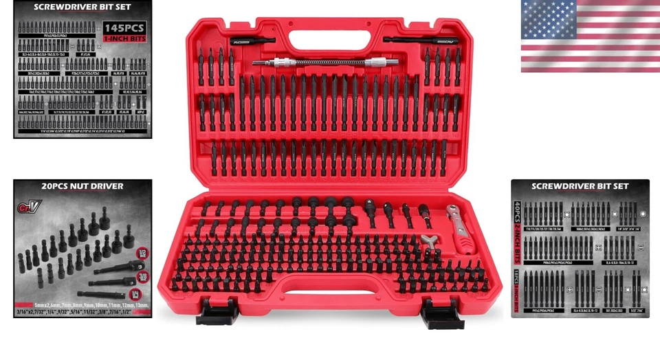 Ultimate Screwdriver Bit Set with Security Bits & Nut Driver - Image 2 of 4