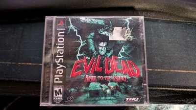 Sony Playstation PS1 Evil Dead Hail To The King Complete Used