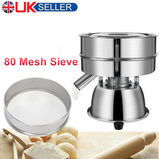 220V Electric Automatic Sieve Shaker Vibrating Machine & 80 Mesh Sieve 